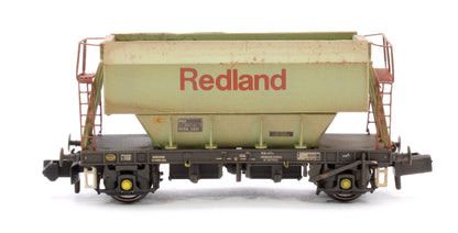 Set of 3 Redland PGA 51T Hopper Wagons - Weathered