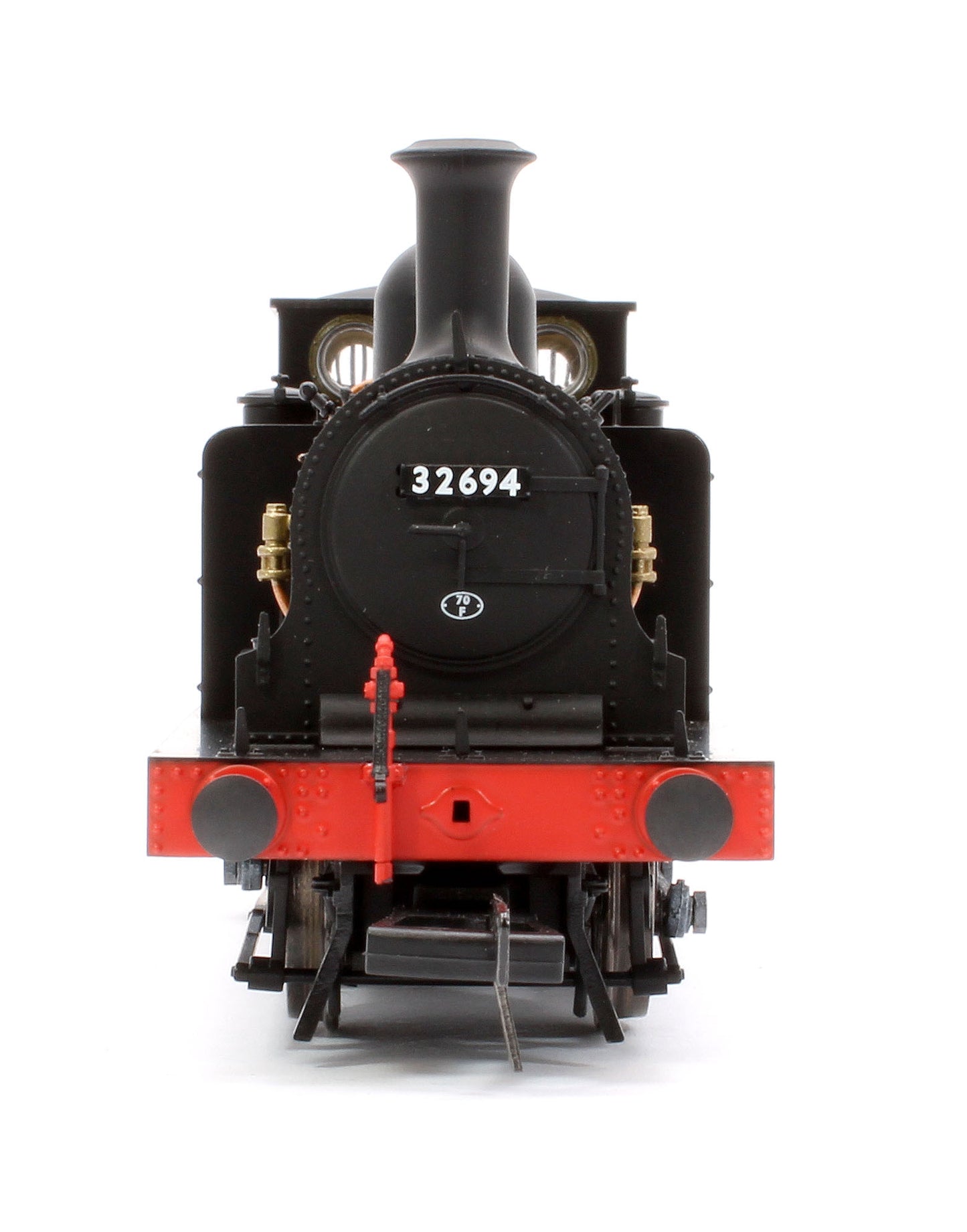 LBSCR Stroudley ‘E1’ 0-6-0T No. 32694 BR Unlined Black (Early Emblem) - Steam Tank Locomotive - DCC Sound