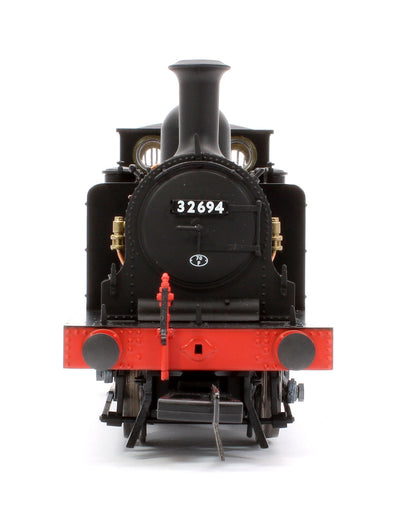 LBSCR Stroudley ‘E1’ 0-6-0T No. 32694 BR Unlined Black (Early Emblem) - Steam Tank Locomotive - DCC Sound