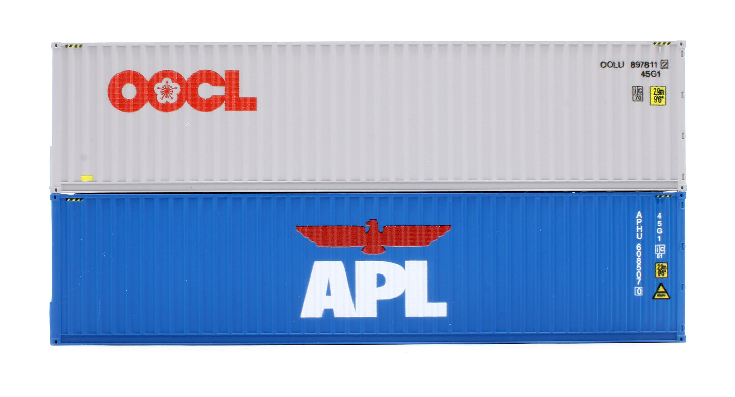 40ft' High Cube Container OOCL 897811 2/APL 608507 0