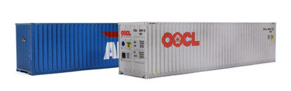 40ft' High Cube Container OOCL 897811/APL 608507 0 - Weathered