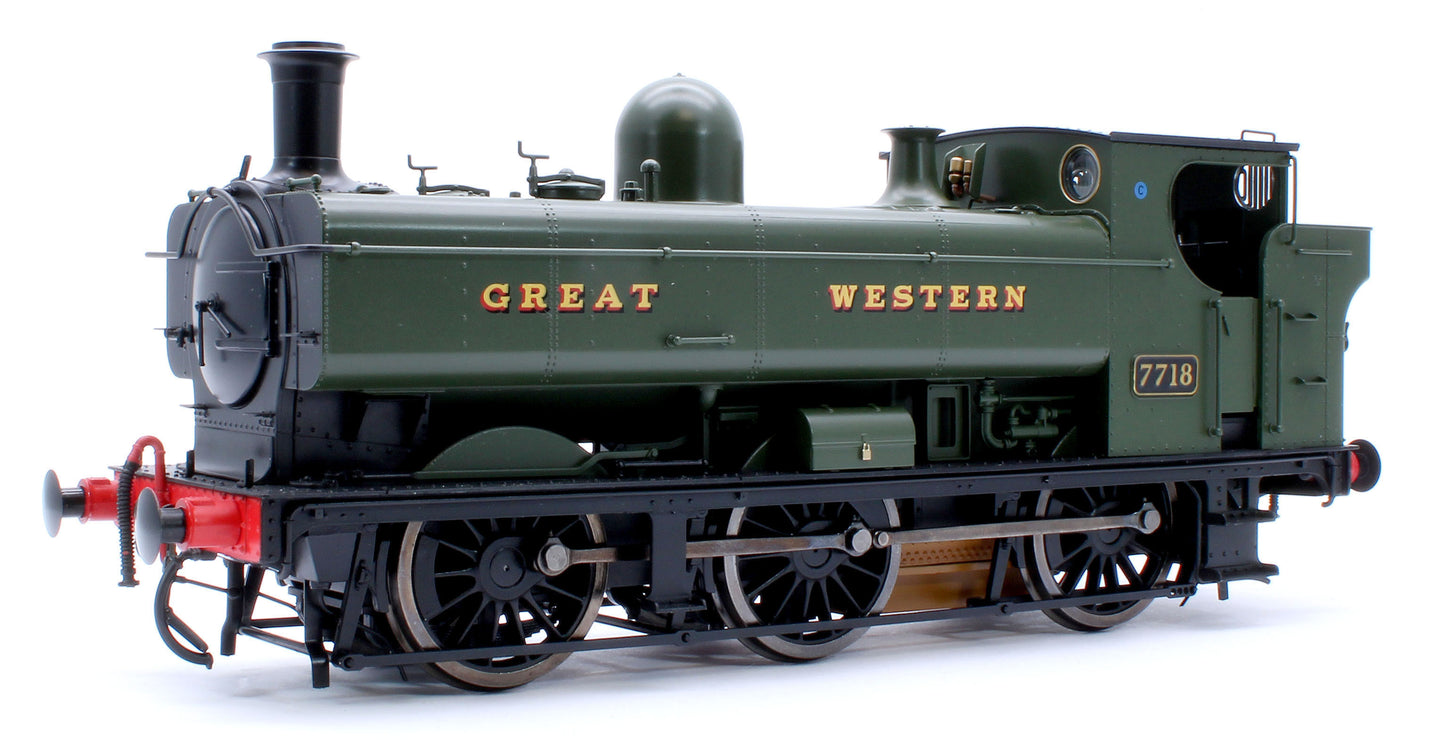 Class 57xx Pannier 'Great Western' Green 7718 - Steam Tank Locomotive - DCC Fitted