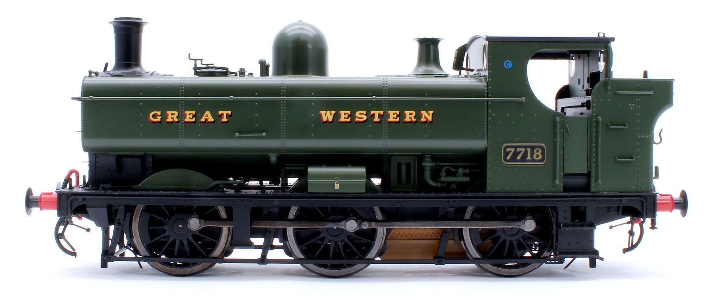 Class 57xx Pannier 'Great Western' Green 7718 - Steam Tank Locomotive