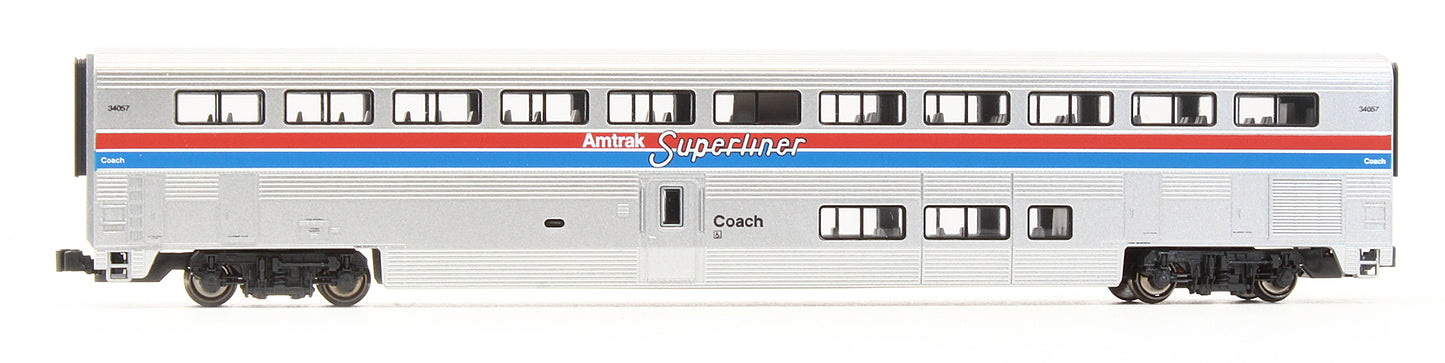 Pre-Owned Amtrak Superliner Passenger Car Phase II 4 Car Set A