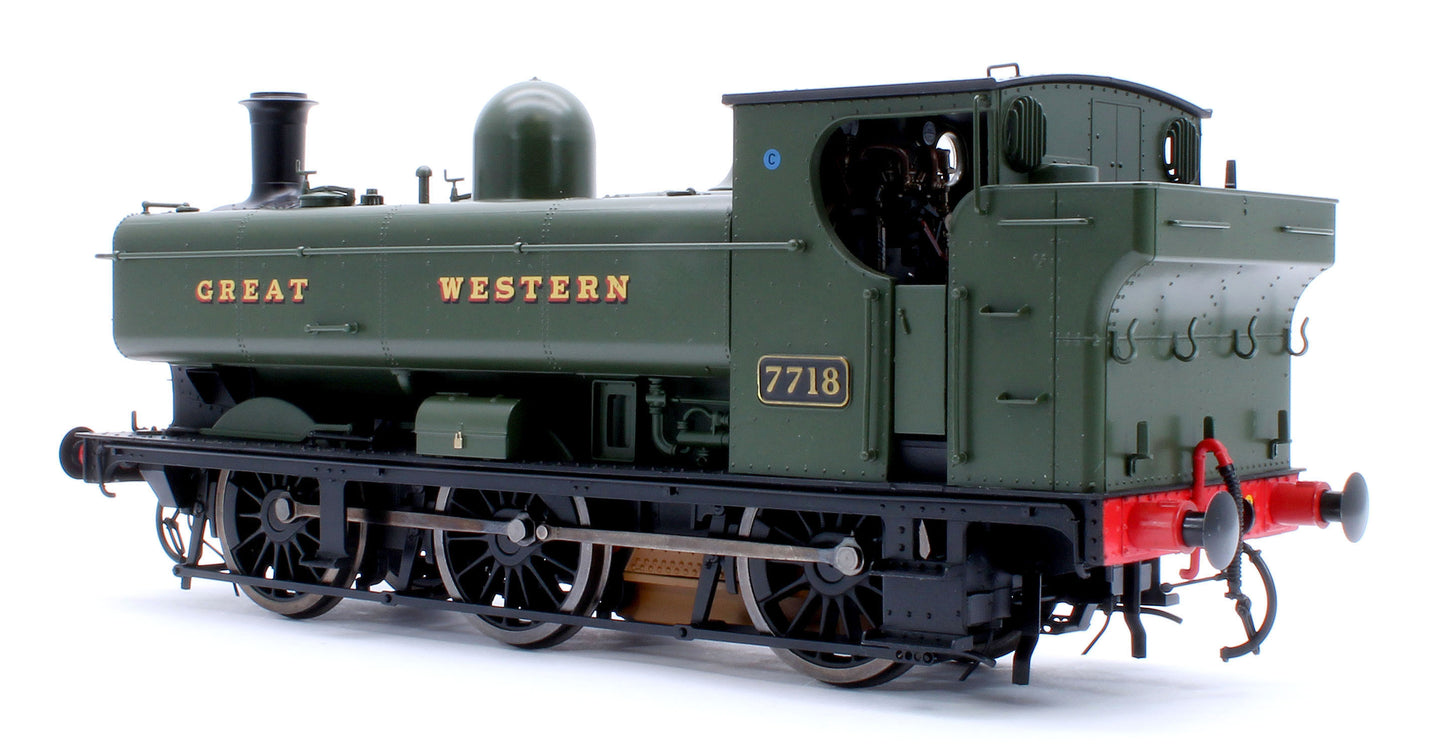 Class 57xx Pannier 'Great Western' Green 7718 - Steam Tank Locomotive