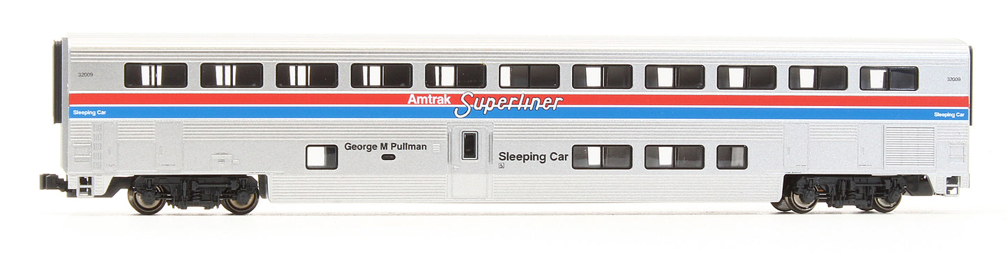 Pre-Owned Amtrak Superliner Passenger Car Phase II 4 Car Set A