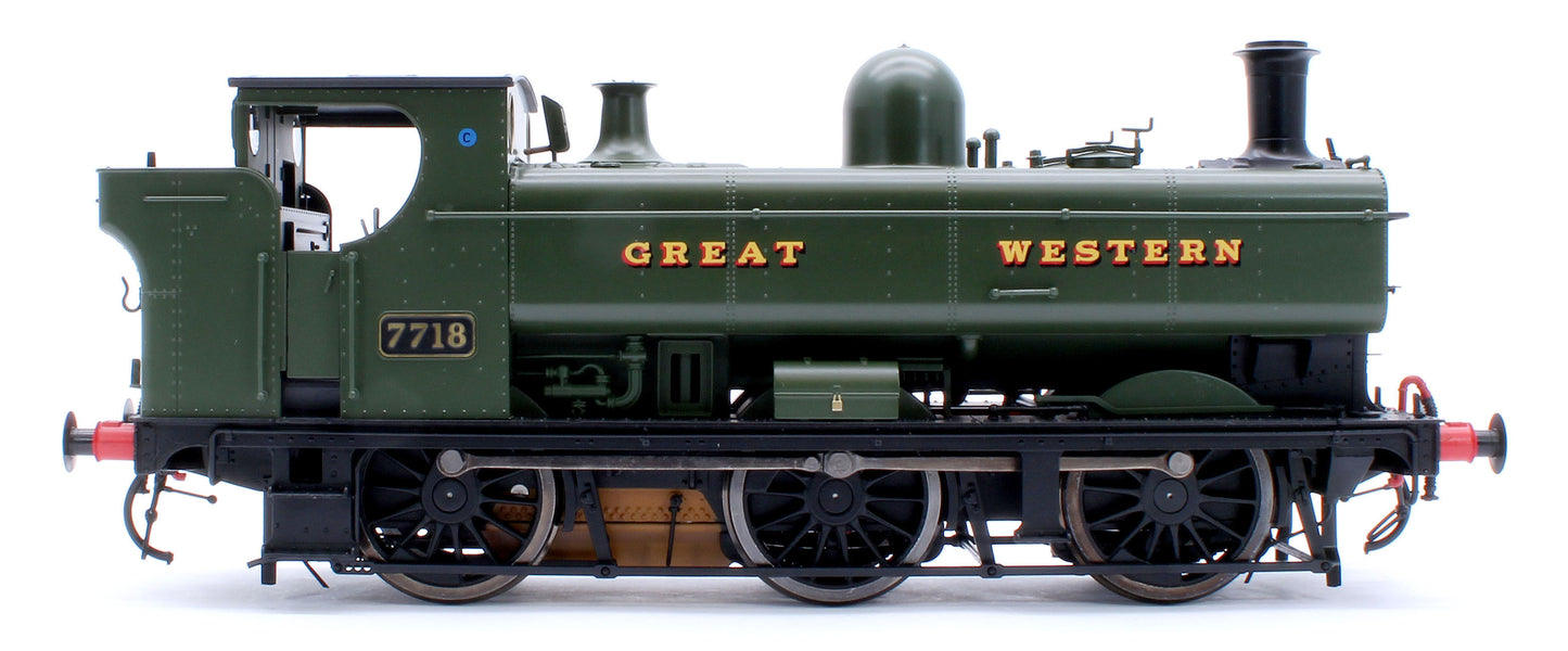Class 57xx Pannier 'Great Western' Green 7718 - Steam Tank Locomotive