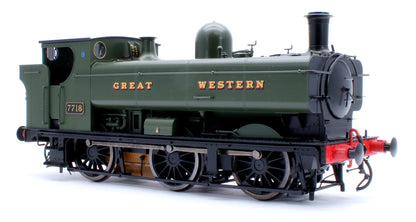Class 57xx Pannier 'Great Western' Green 7718 - Steam Tank Locomotive