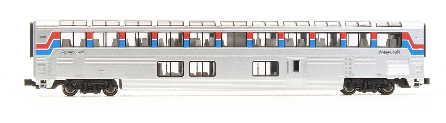 Pre-Owned Amtrak Superliner Passenger Car Phase II 4 Car Set B