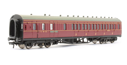 Pre-Owned 57' Corridor Brake Third Coach LMS Crimson '5286'
