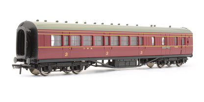 Pre-Owned 57' Corridor Brake Third Coach LMS Crimson '5286'