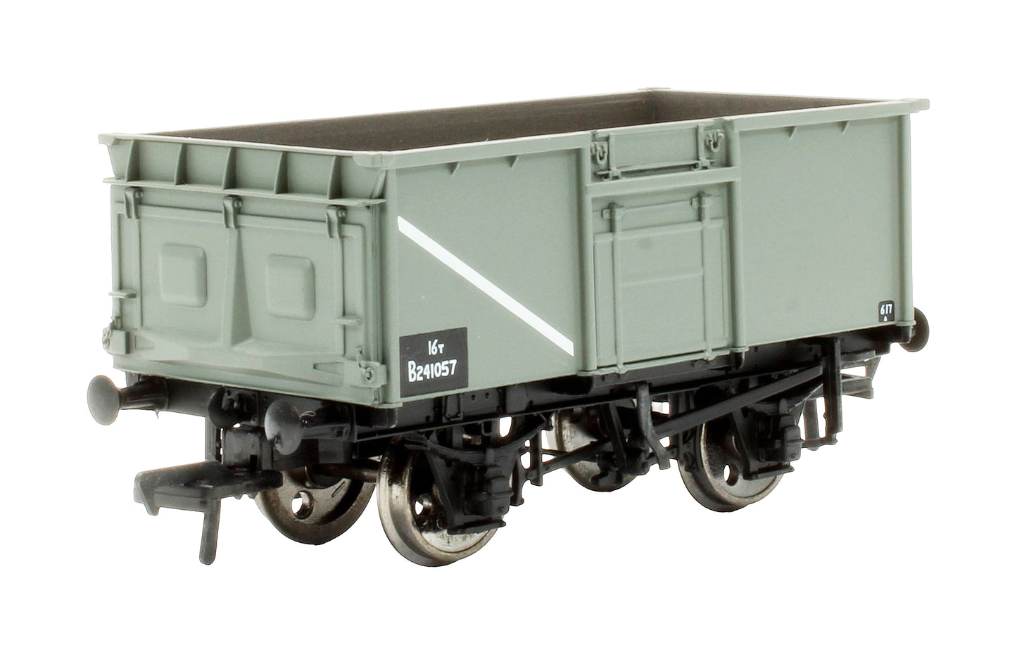 Pre-Owned 37-375B 16T Pressed End Door Steel Mineral Wagon BR Grey 'B241057'