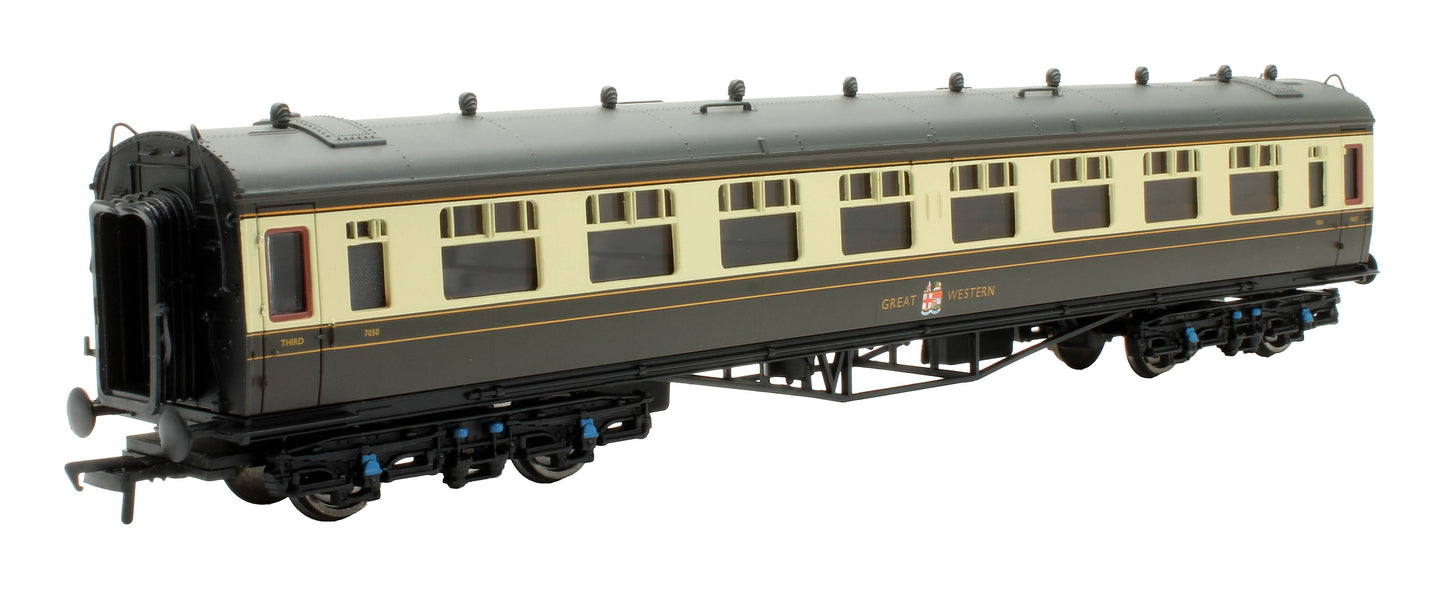 Pre-Owned 34-125C Collett GWR Hawksworth 60' 1st / 3rd Coach '7050'