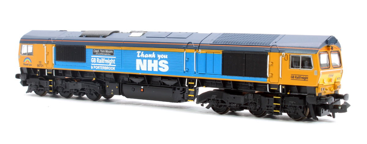 Pride of Britain Train Pack with Class 66/7 66731 "Captain Tom Moore - A True British Inspiration"