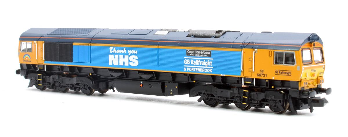 Pride of Britain Train Pack with Class 66/7 66731 "Captain Tom Moore - A True British Inspiration"