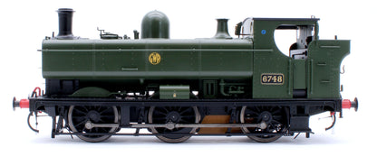 Class 57xx Pannier GWR Shirtbutton Green 6748 - Steam Tank Locomotive - DCC Fitted