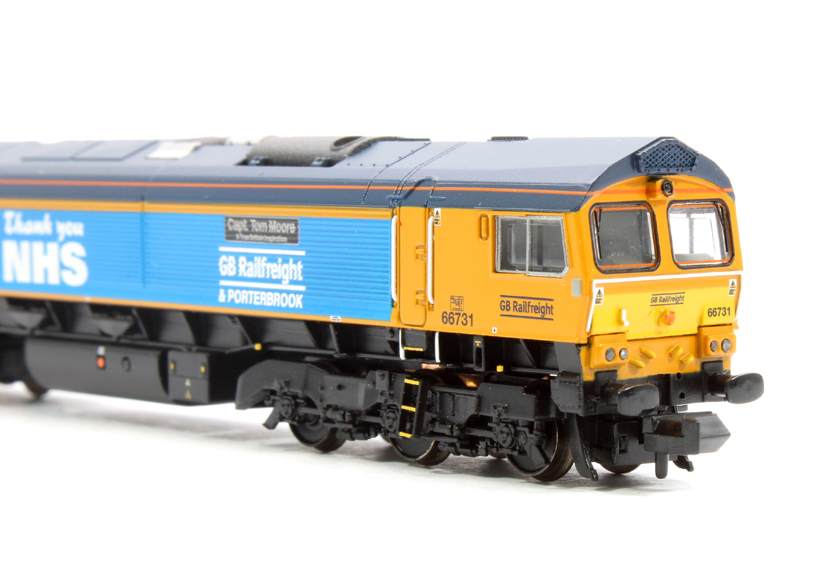 Pride of Britain Train Pack with Class 66/7 66731 "Captain Tom Moore - A True British Inspiration"