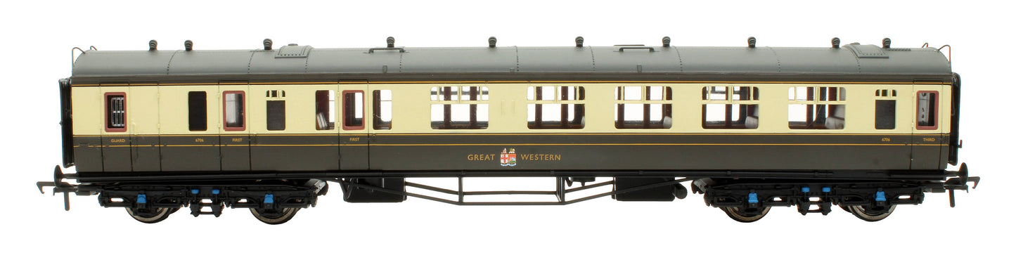 Pre-Owned 34-075C Collett Composite 3rd Brake GWR Chocolate & Cream '6706'
