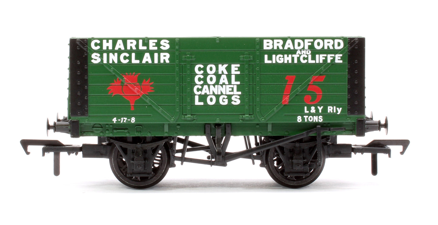 Pre-Owned 7 Plank Fixed End Wagon 'Charles Sinclair' Green No.15