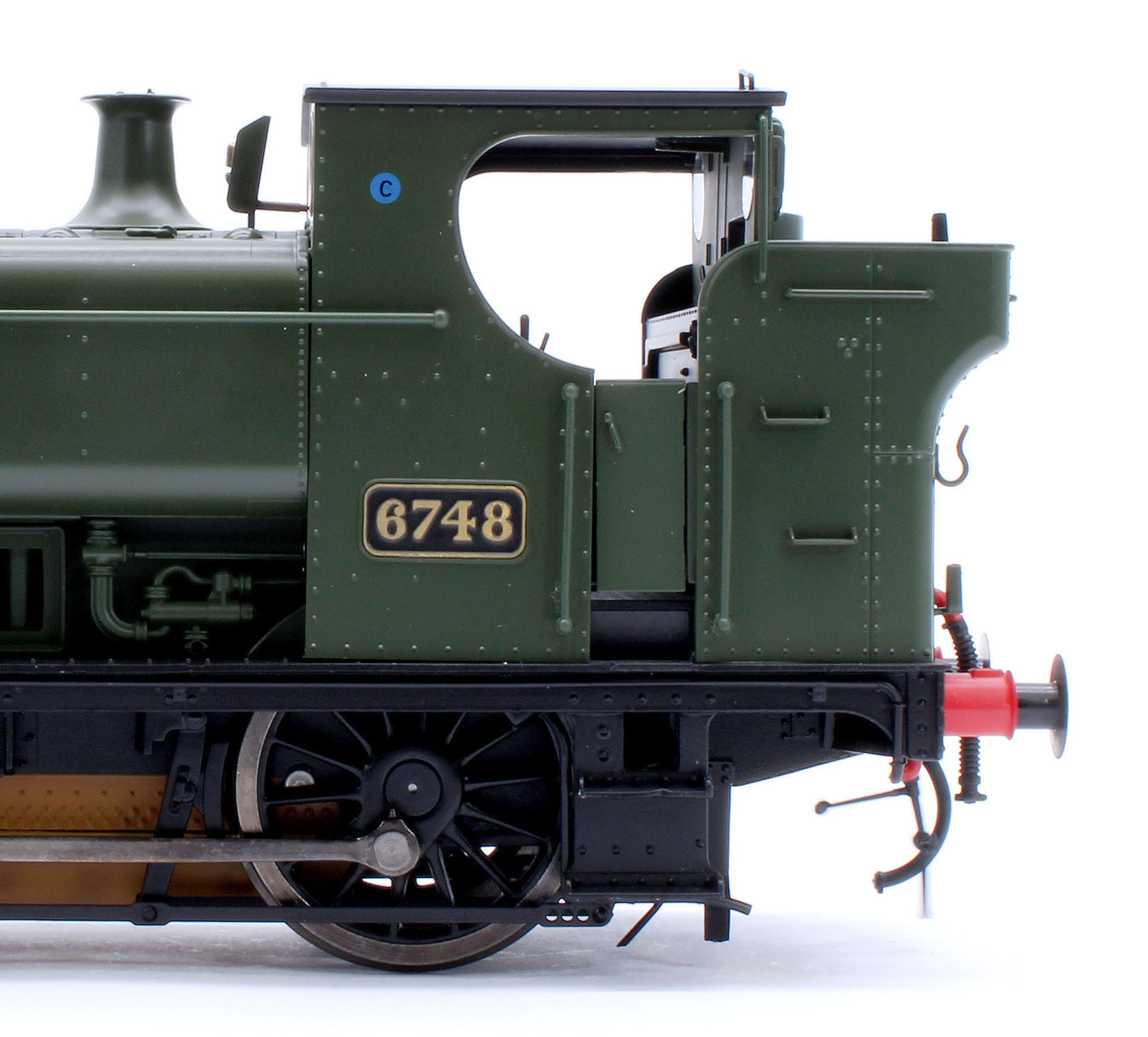 Class 57xx Pannier GWR Shirtbutton Green 6748 - Steam Tank Locomotive