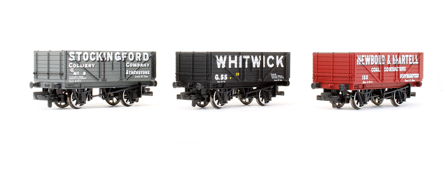 Pre-Owned Set Of 3 Coal Trader Classics (East Midlands) Open Wagons