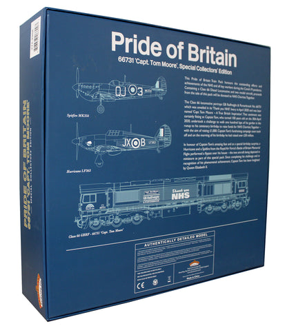 Pride of Britain Train Pack with Class 66/7 66731 "Captain Tom Moore - A True British Inspiration"