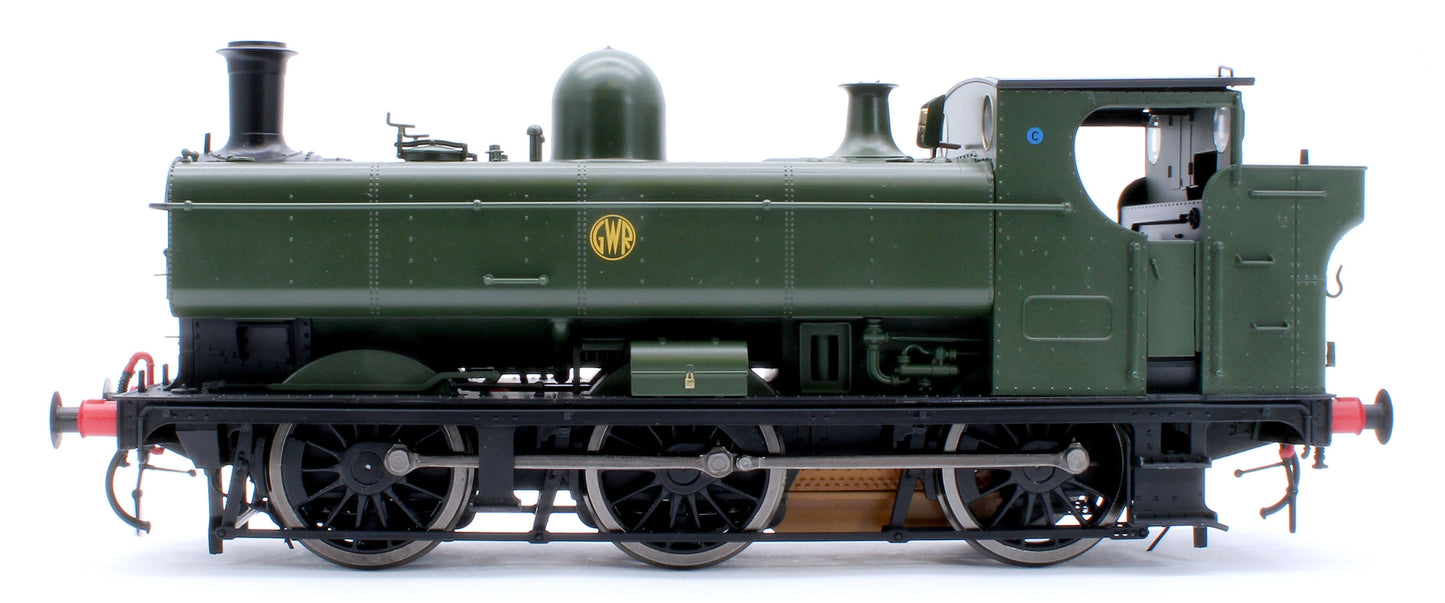 Class 57xx Pannier GWR Shirtbutton Green Unnumbered - Steam Tank Locomotive - Sound Fitted