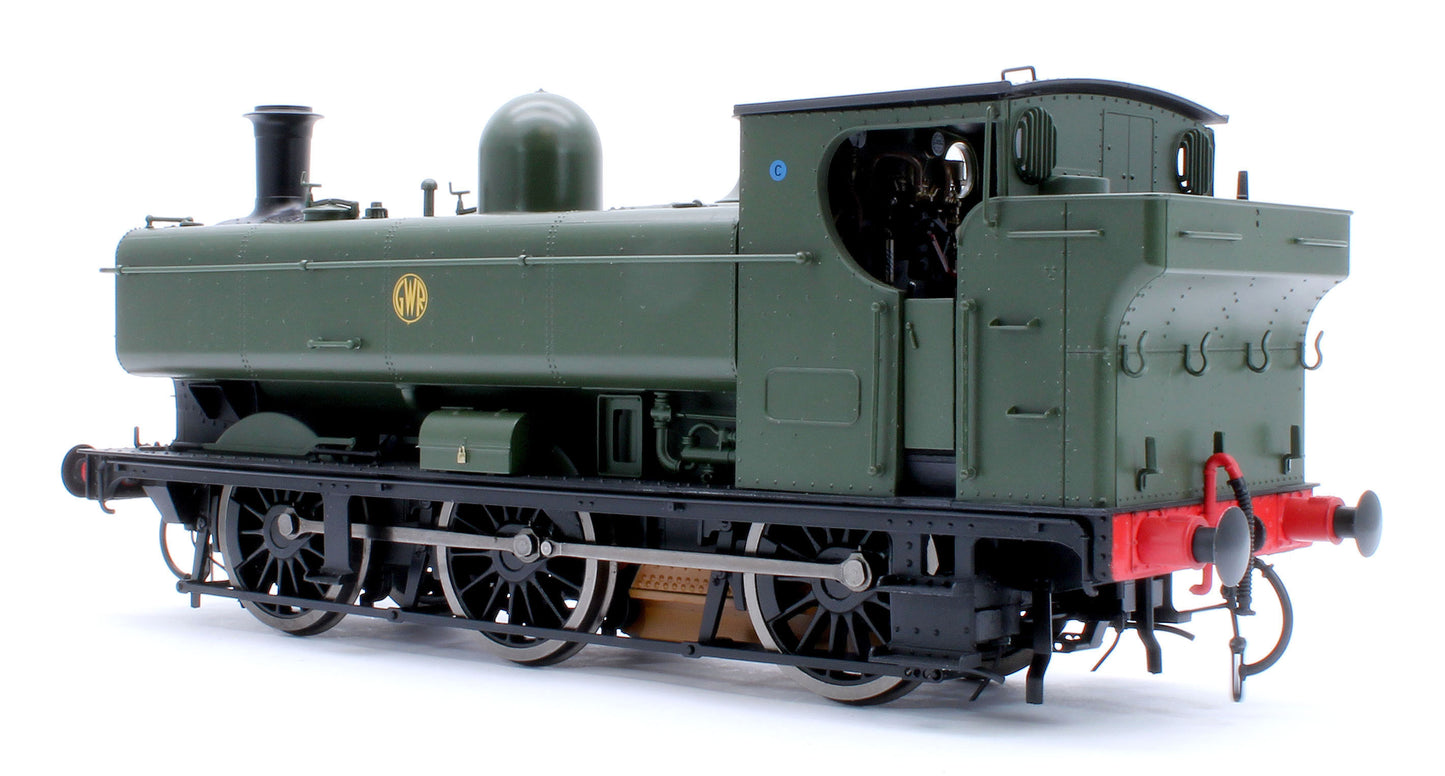 Class 57xx Pannier GWR Shirtbutton Green Unnumbered - Steam Tank Locomotive - Sound Fitted