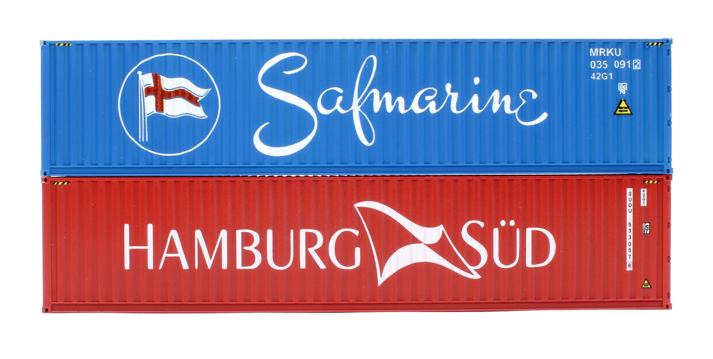 40Ft' Container Hamburg 533057 6/ Safmarine 035091 Twin Pack