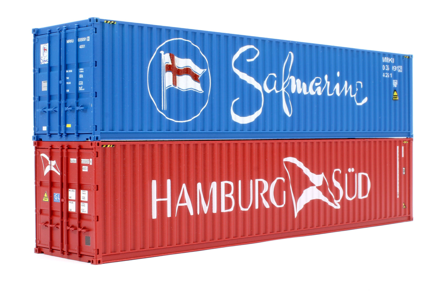 40Ft' Container Hamburg 533057 6/ Safmarine 035091 Twin Pack