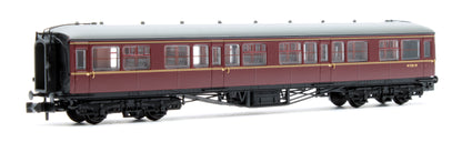 GWR Hawksworth Second Corridor BR Maroon W1723W