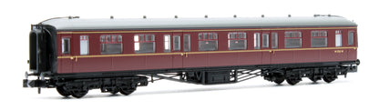 GWR Hawksworth Second Corridor BR Maroon W1723W