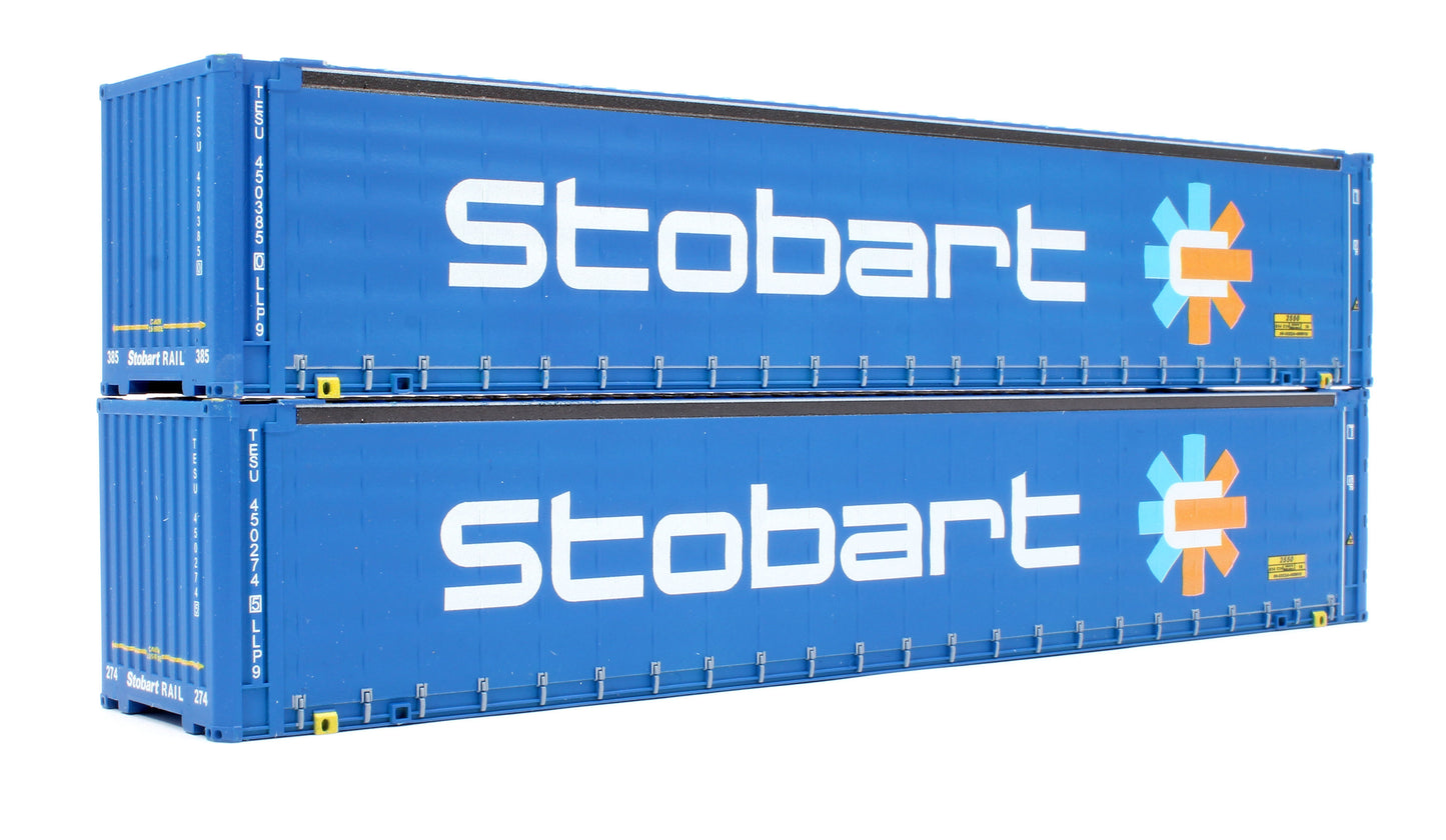 45 FT Curtain Side Container Stobart Twin Pack