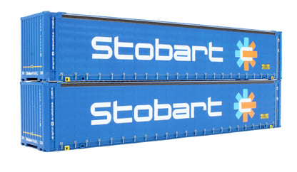 45 FT Curtain Side Container Stobart Twin Pack