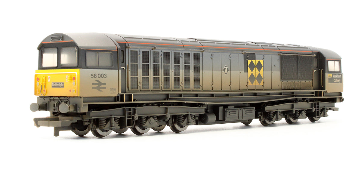 Pre-Owned Coal Sector Class 58003 'Markham Colliery' Diesel Locomotive - Weathered
