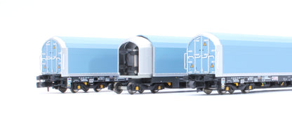 N/2mm 5-car Arbel WIA car carrier with RfD squadron branding. Wagon number 85 70 4971 001-8