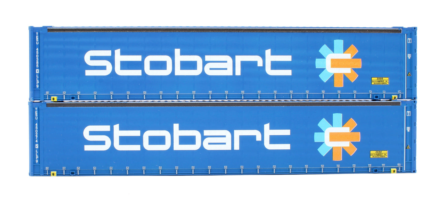 45 FT Curtain Side Container Stobart Twin Pack
