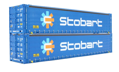 45 FT Curtain Side Container Stobart Twin Pack