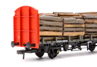 Pre-Owned BR OTA Timber Wagon BR Railfreight Red (With Load) No.200770