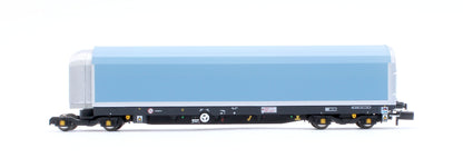 N/2mm 5-car Arbel WIA car carrier with RfD squadron branding. Wagon number 85 70 4971 001-8