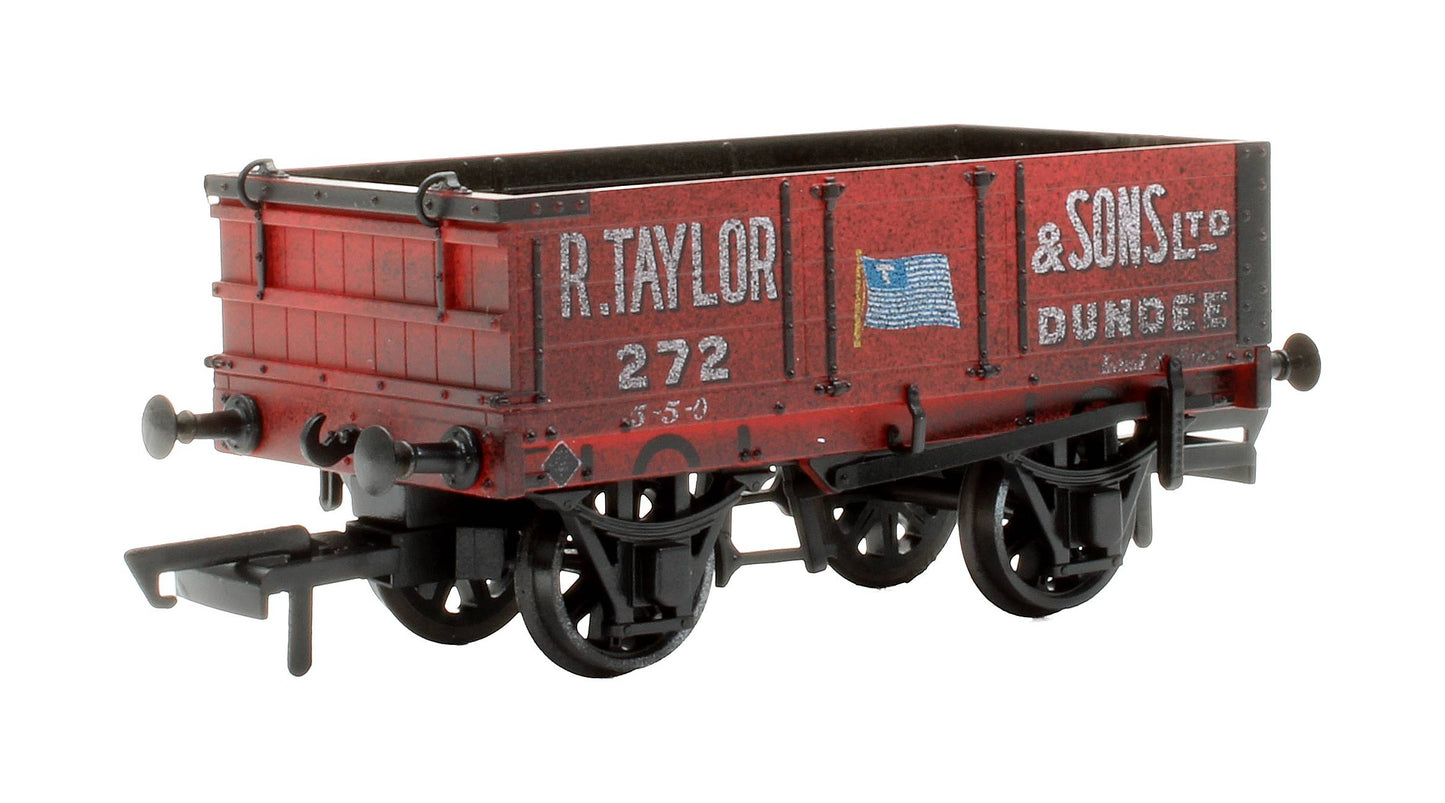 Pre-Owned OR76MW4002W 4 Plank Wagon - R Taylor & Sons Ltd - Weathered