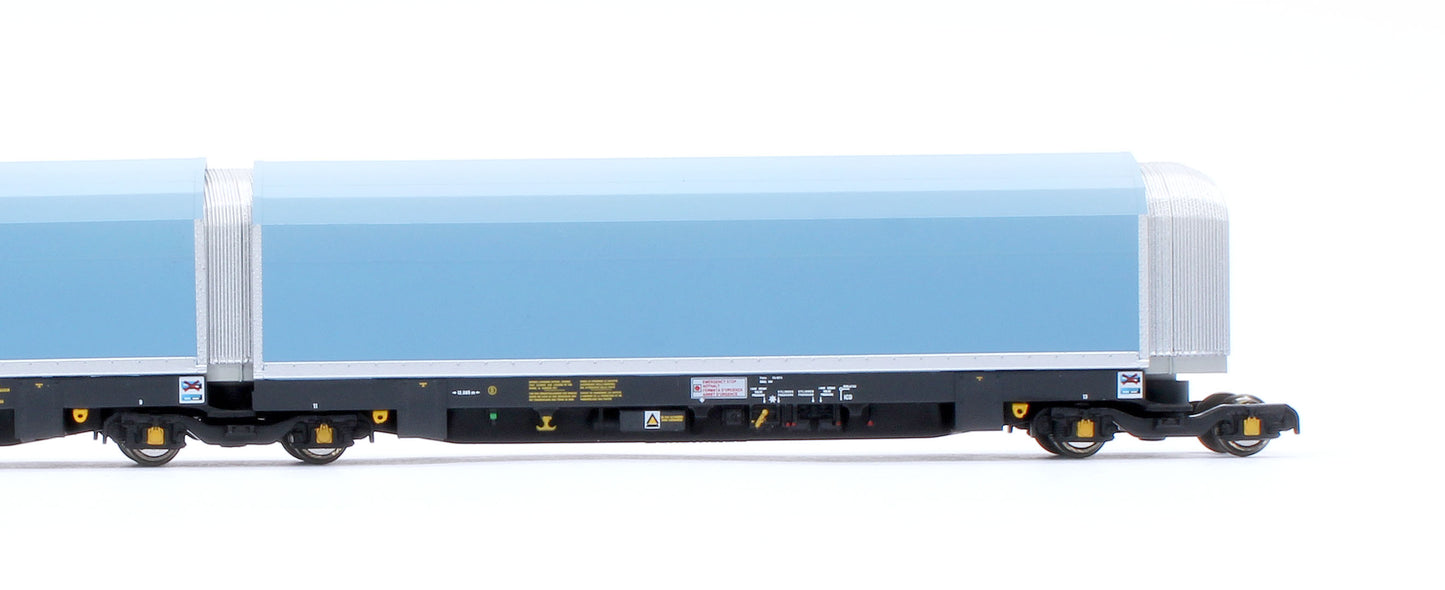 N/2mm 5-car Arbel WIA car carrier with RfD squadron branding. Wagon number 85 70 4971 001-8