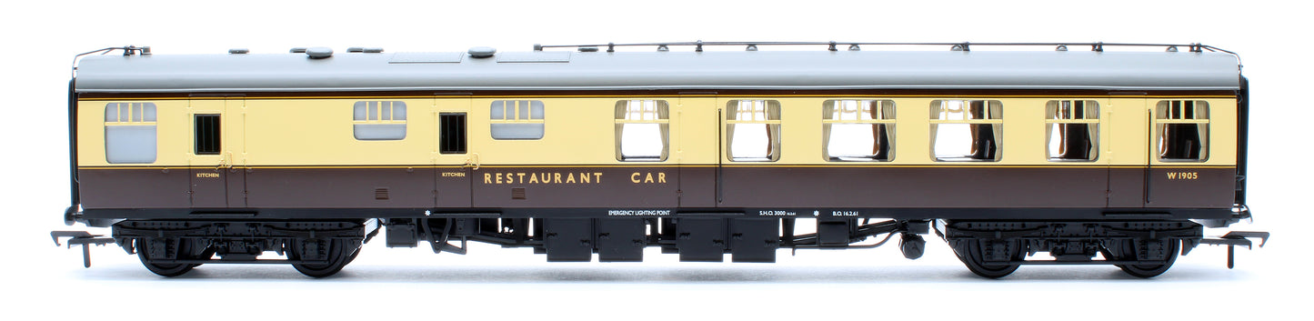 BR Mk1 RU Restaurant Unclassified BR (WR) Chocolate & Cream W1905