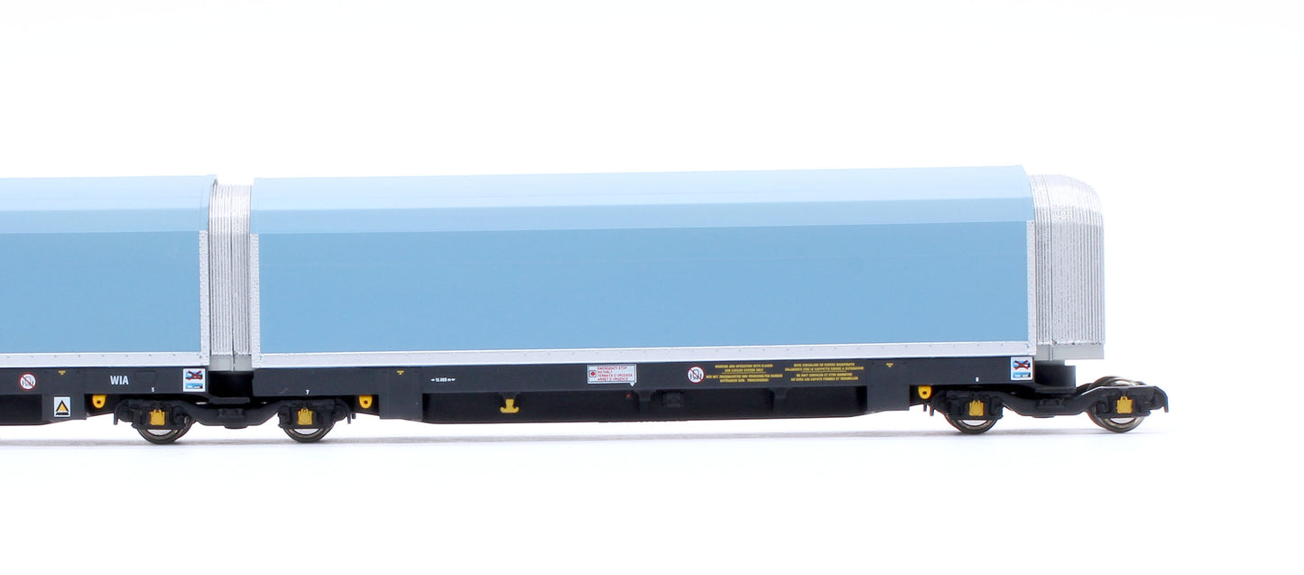 N/2mm 5-car Arbel WIA car carrier with RfD squadron branding. Wagon number 85 70 4971 022-4