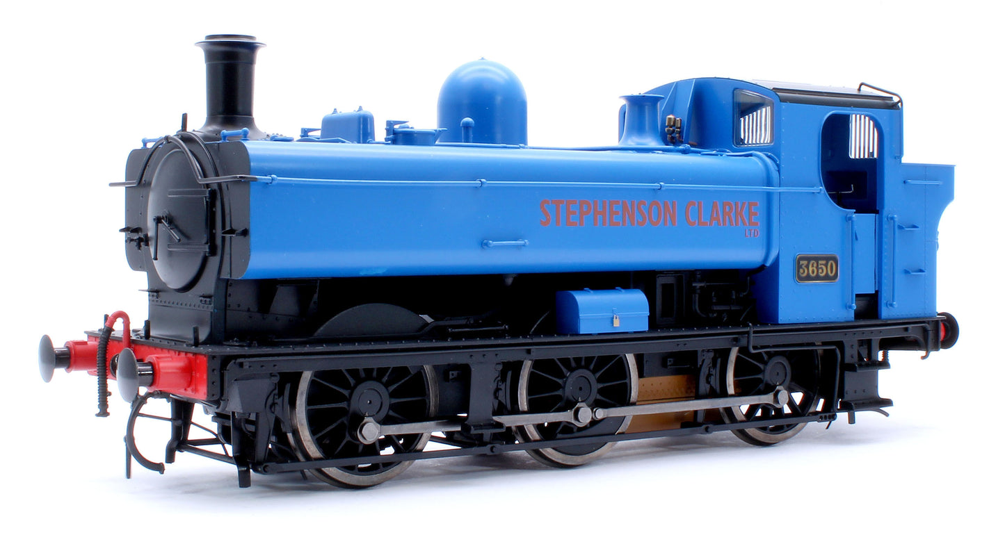 Class 87xx Pannier Stephenson Clarke Blue 3650 - Steam Tank Locomotive - Sound Fitted