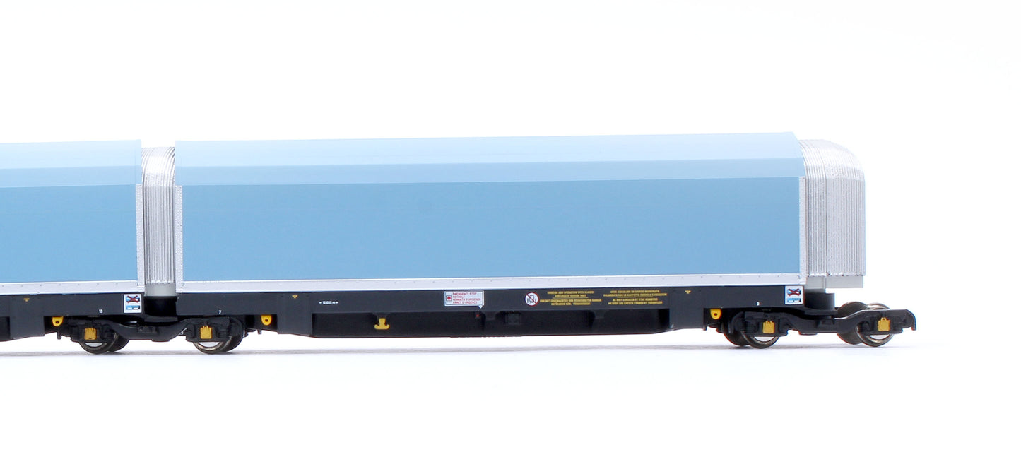 N/2mm 5-car Arbel WIA car carrier with RfD squadron branding. Wagon number 85 70 4971 022-4