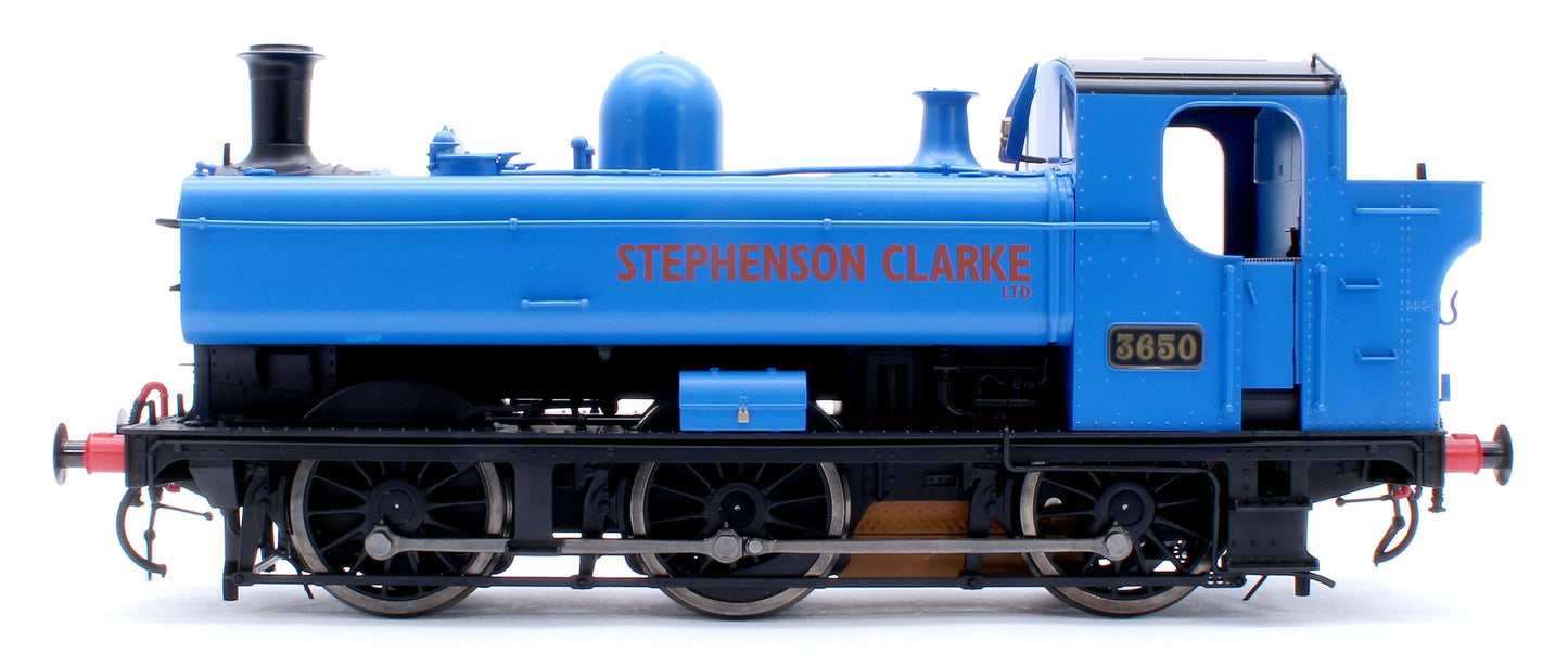 Class 87xx Pannier Stephenson Clarke Blue 3650 - Steam Tank Locomotive - DCC Fitted