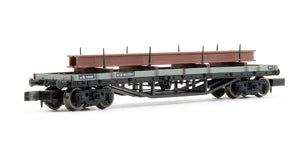 Pre-Owned Bogie Bolster Wagon BR Grey