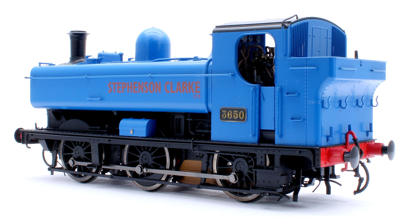 Class 87xx Pannier Stephenson Clarke Blue 3650 - Steam Tank Locomotive - Sound Fitted