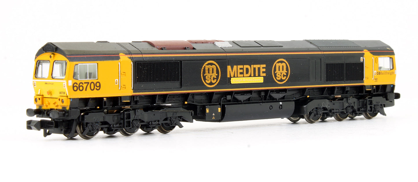 Pre-Owned Class 66709 Medite GB Railfreight 'Joseph Arnold Davies' Diesel Locomotive